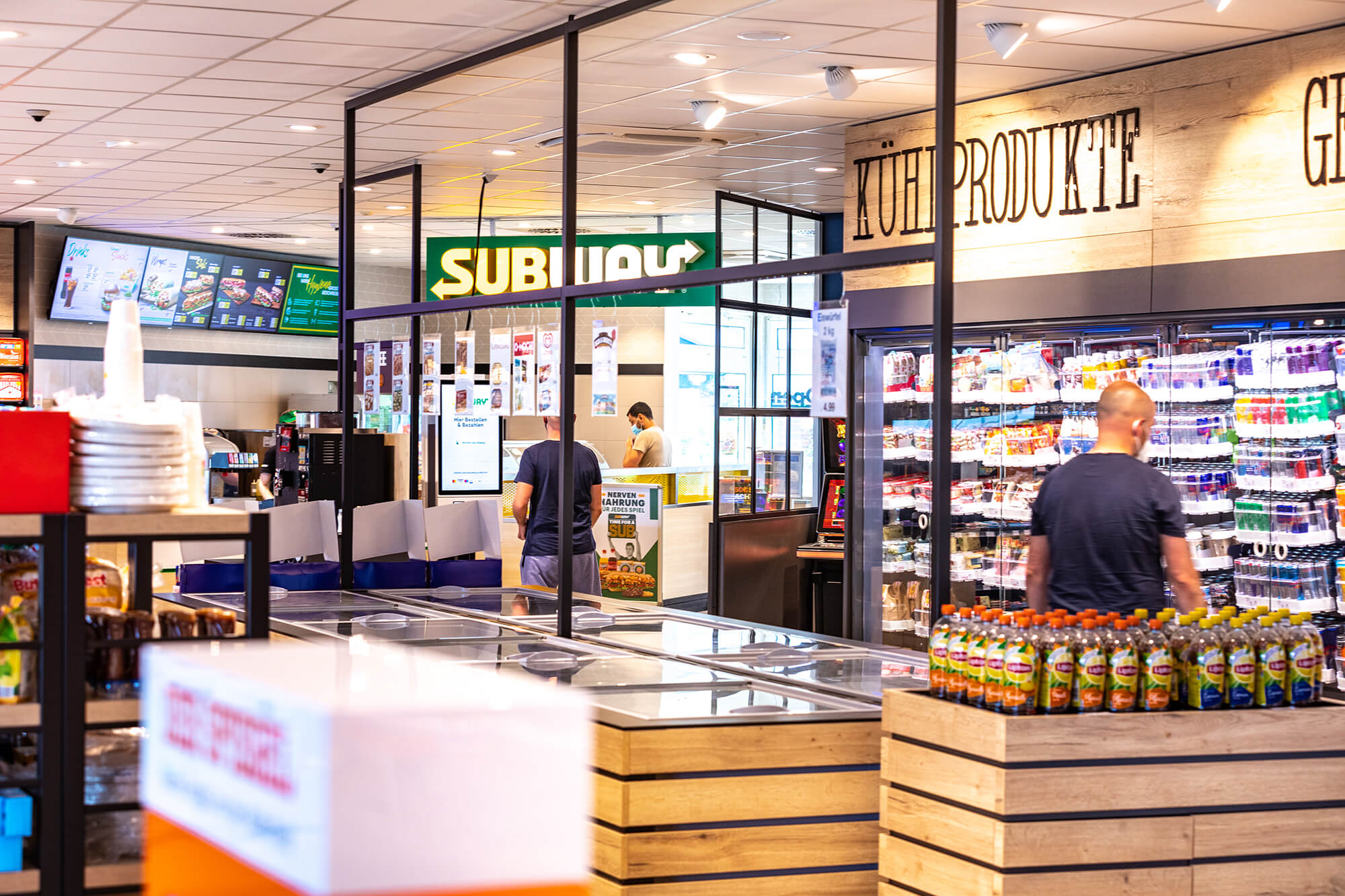 Bestelzuil bij Subway Duitsland